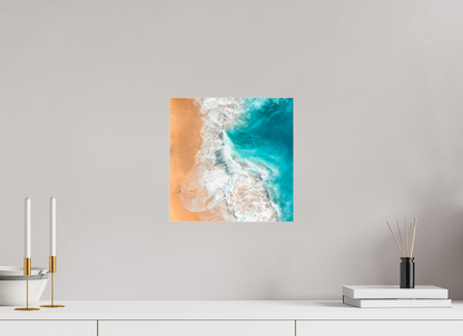 High Quality Print - Ocean Crushing on the Beach