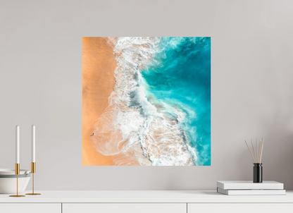 High Quality Print - Ocean Crushing on the Beach
