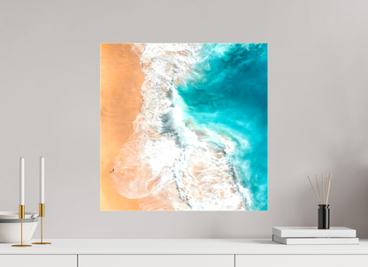 High Quality Print - Ocean Crushing on the Beach